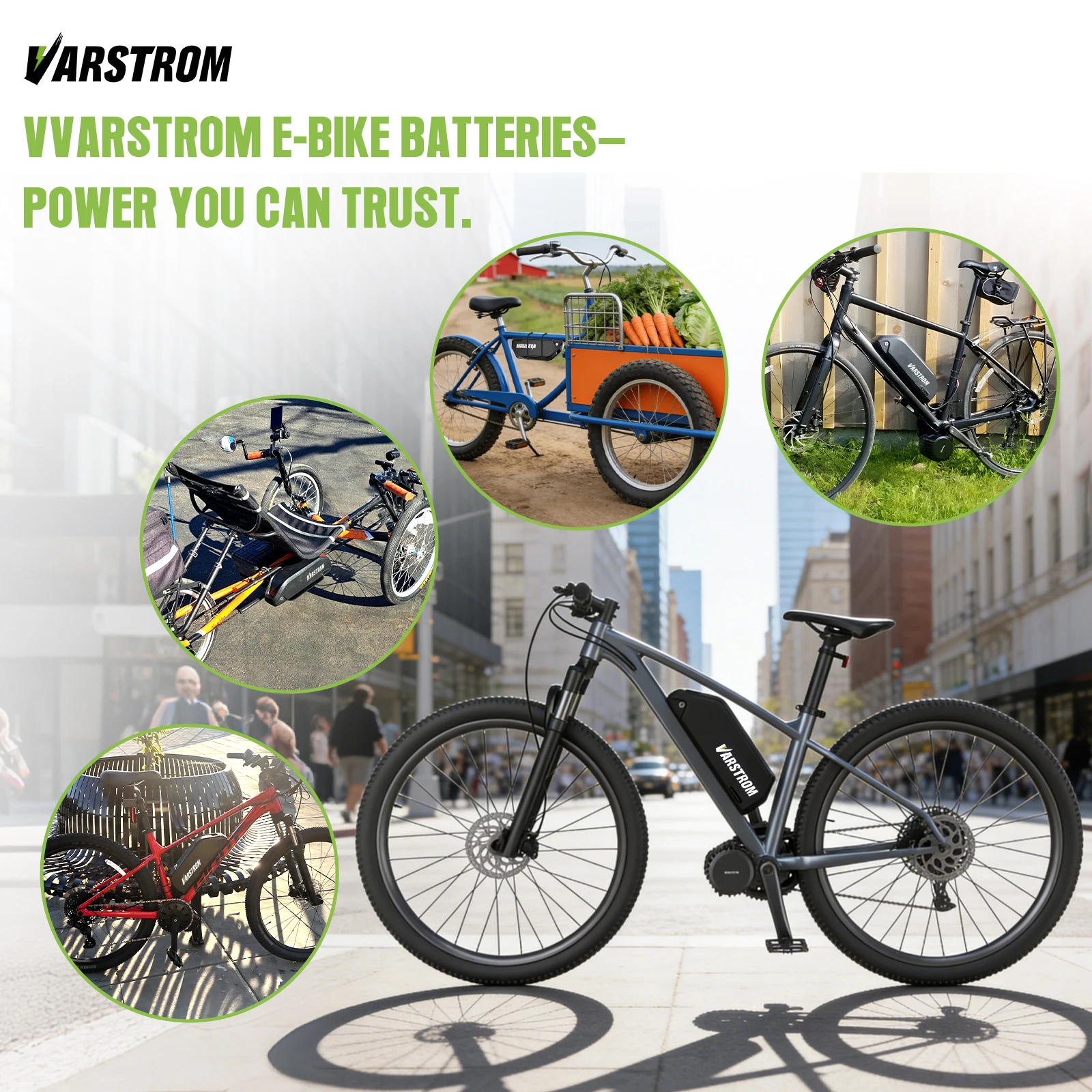 Varstrom E-Bike-Akku 36V 48V 52V 13Ah 16Ah 20Ah 25Ah 30Ah Leistungsstarker Lithium-Akku 21700 18650 Zellenpack 40A Smart BMS Lange Lebensdauer Original Elektrofahrrad-Akku, große Kapazität Hailong Max, Parrot, Gepäckträger hinten BBS TSDZ2 H400B JYLT Akku – Detail 22