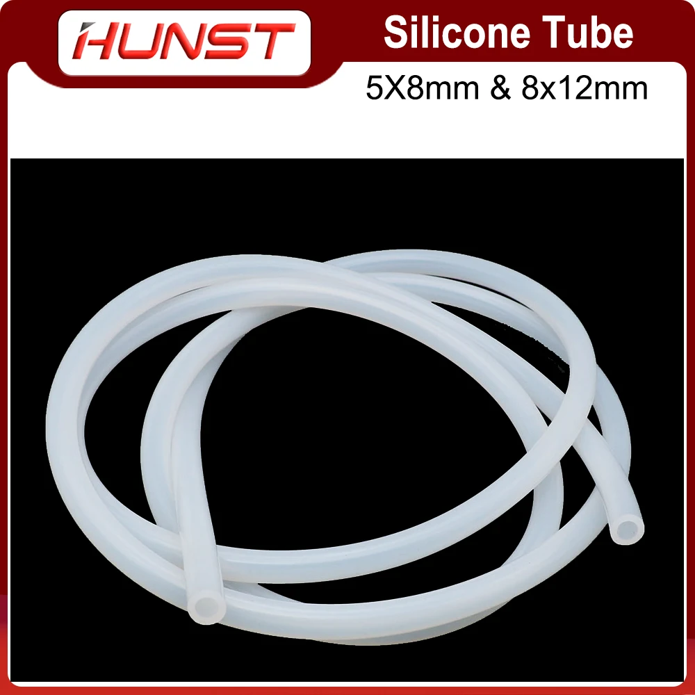 HUNST Silicone Tube 8x12mm 5x8mm Water Pipe Flexible Hose For Water Sensor & Water Pump & Water Chiller & Laser Tube.