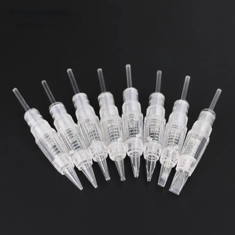 Wegwerp Gesteriliseerde 1R 3R 5R 5F 7F Cartridge Naald Voor Permanente Make-Up Machine Wenkbrauw Eyeliner Lip Body Tattoo