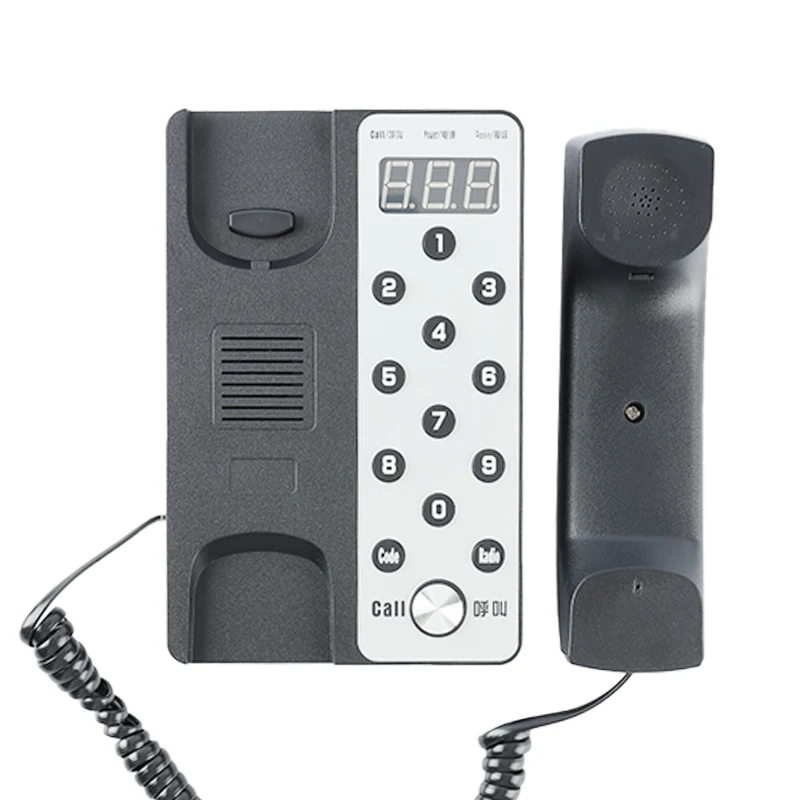 

Intercom Phone, 2 Way NonVisual Interphone, Wired Home Intercom System, Ideal for Office Department Store