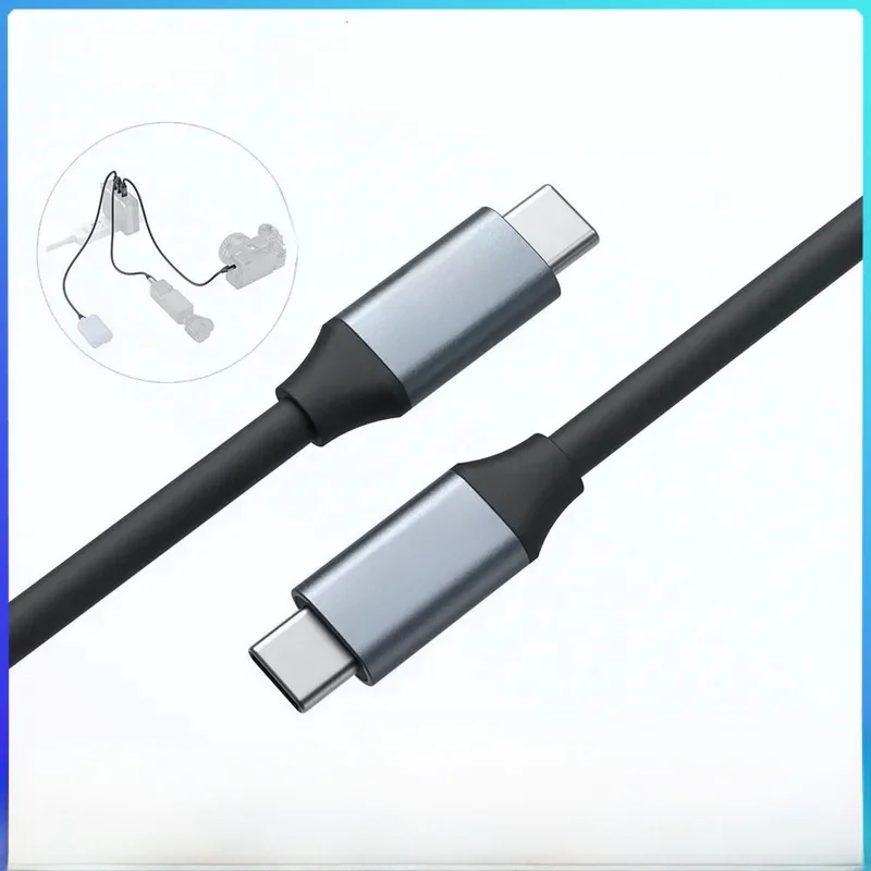 SmallRig USB-C Straight to USB-C Straight Data Cable, 100W Fast Charging Support 20Gbps Transmission, Data Cord For DSLR Camera