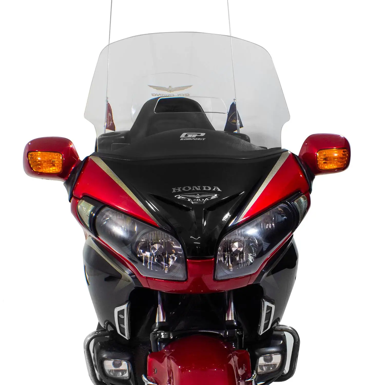 For Honda Goldwing Windshield fit for Honda Goldwing GL1800 04-17 Windscreen Standard Height Vented gold wing accessories