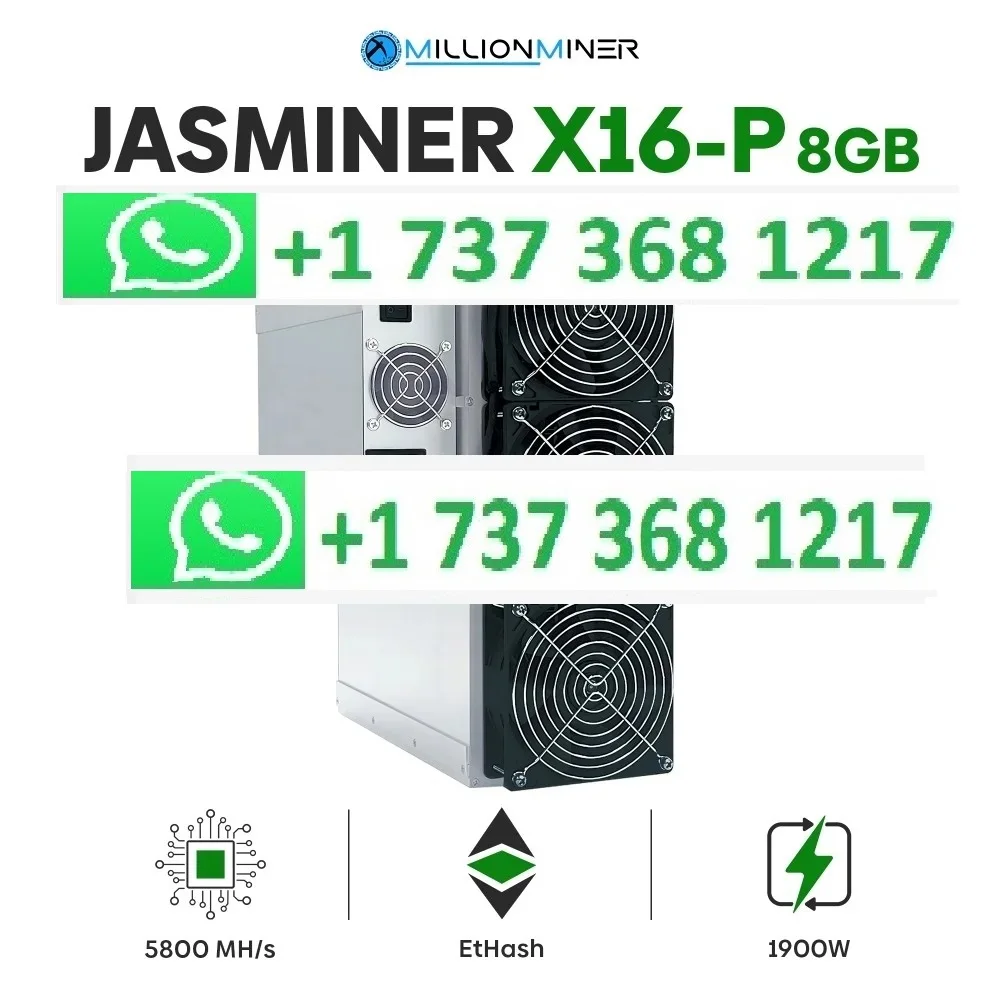 SEALED IN BOX NEW JASMINER X16-P - 5800 MH/s.... WIN FREE GIFT !!!!