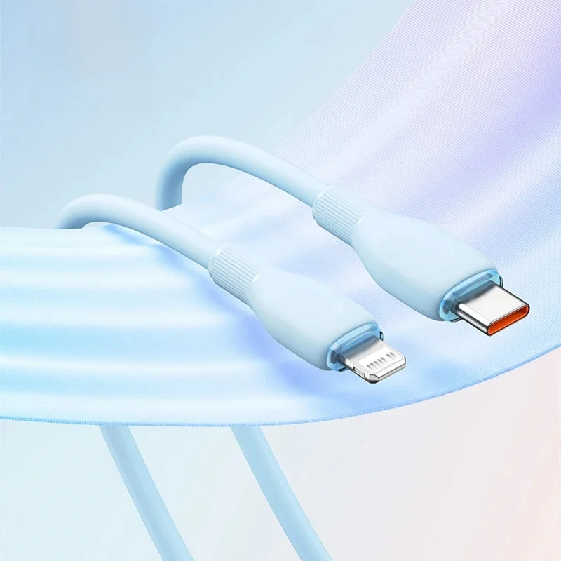 Baseus 20 W TPE-USB-C-Kabel für iPhone 14 13 12 11 Pro Max XS Schnellladekabel Typ C zum Beleuchtungsdatumkabel für iPad MacBook