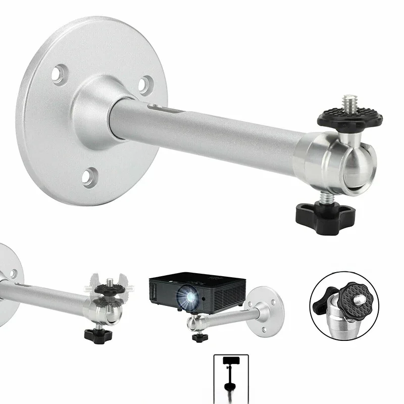 Salange Mini projecteur support mural support de plafond pour HY300 YG300 J15 HY320 Mini projecteur DV caméra Web de sécurité