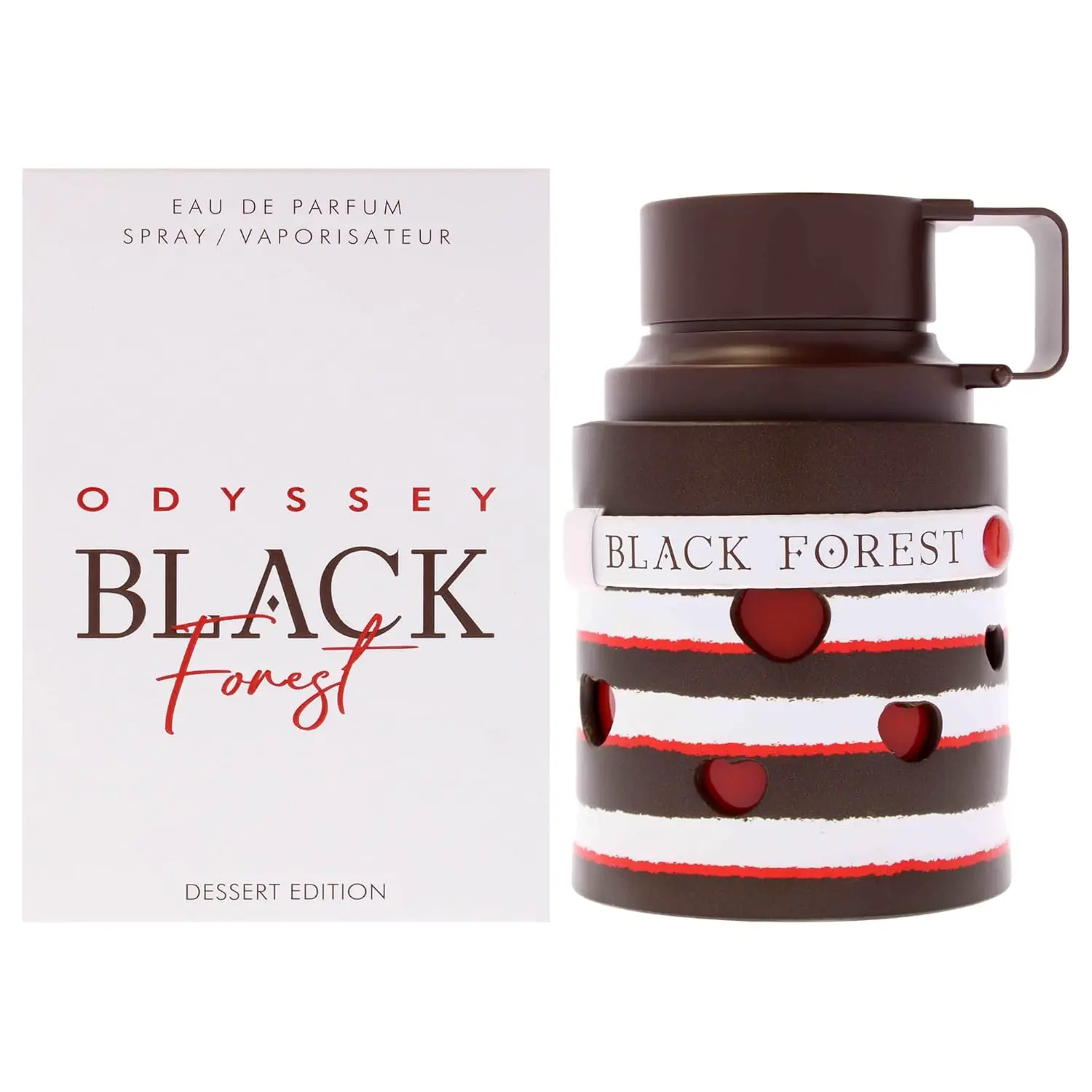 

Odyssey Black Forest Dessert Edition Парфюмерная вода Спрей Стойкий аромат для унисекс, 3,4 унции/100 мл для праздничного подарка