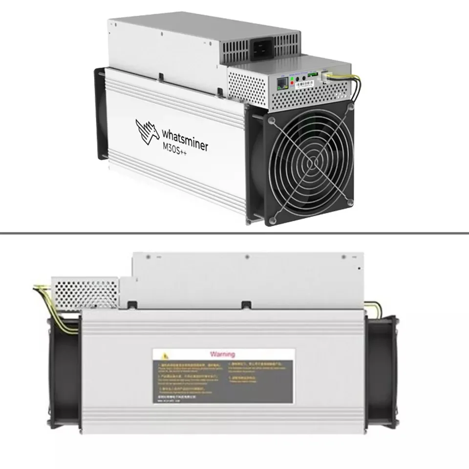 SM Whatsminer M30S++ 100Th 3100Watt جهاز تعدين البيتكوين