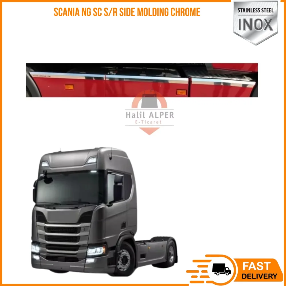 

For Scania Ng Sc S/R Side Molding Chrome Affordable Truck parts high quality satisfaction fast shipping