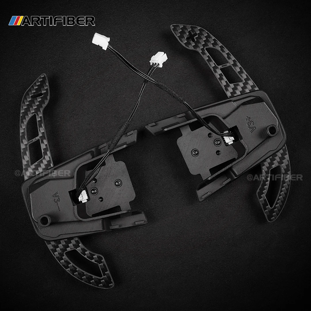 

100% Real Carbon Fiber Magnetic Paddle Shifters for Volkswagen VW Golf MK7 MK7.5 Golf R Scirocco Steering Wheel Shift Paddles