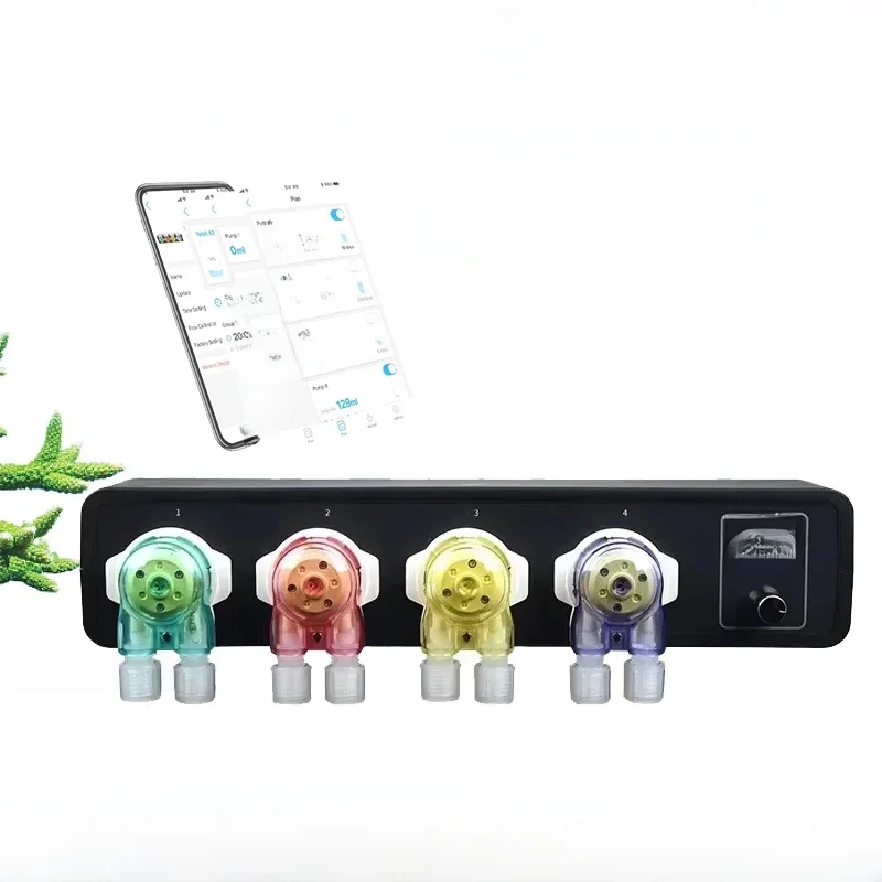 Kamoer X4 PRO peristaltische doseerpomp, wifi-afstandsbediening hoge precisie 4-kanaals doseerpomp voor aquarium zeeleven fokken - afbeelding 2