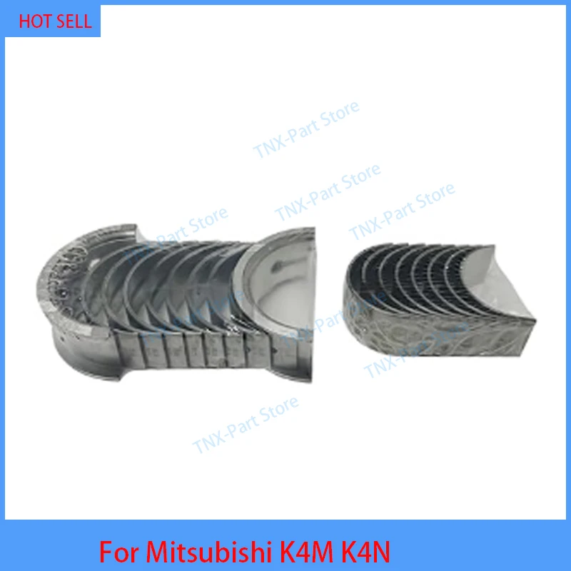 For Mitsubishi K4M K4N Crankshaft Main Bearing Connecting Rod Bearing Set Overhaul Rebuild Kit