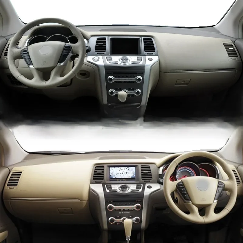 Dashmat tampa Pad para Nissan, Mat traço, anti-sujeira carro ornamentos, Murano II, Z51Z, 2009,