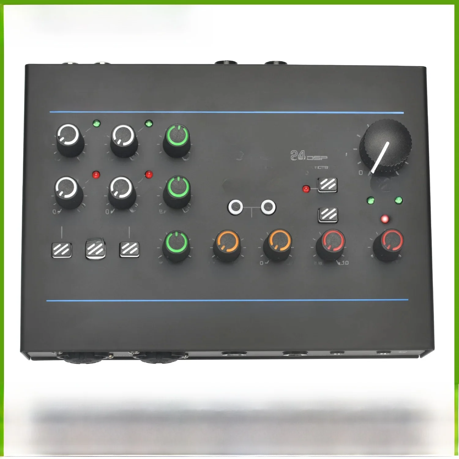 Freeboss 24 Effekte Soundkarte 48 KHz EQ Aufnahme 2 XLR Mic Eingang Stereo PC 48 V Gitarre Externe Audio Interface für Mac OS UC88