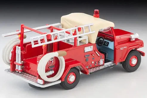 Fire Rig Diecast with Figurine Tomica LV-31c Nissan Patrol 1/64 Scale Vintage Collectible Model for Display