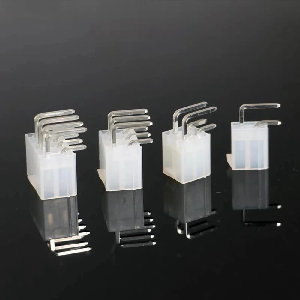 

5557 curved needle socket male/Femal High Feet Tinned spacing 4.2MM double row counter plug-in locking connector 100pc/Pack