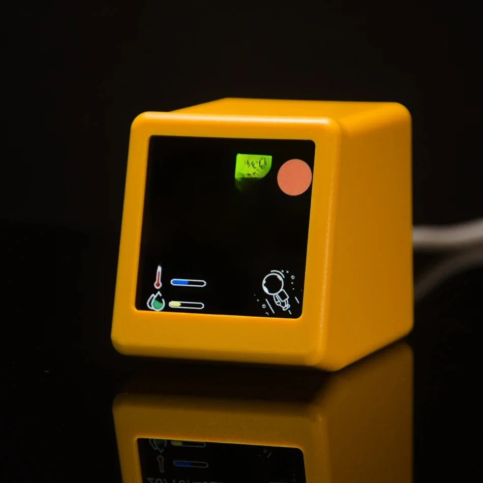 GeekMagic Smalltv-Ultra Inteligentny Zegar Biurkowy z WiFi, Prognozą Pogody, Albumem Zdjęć i Animacją GIF - Idealny Prezent — zdjęcie produktu 7