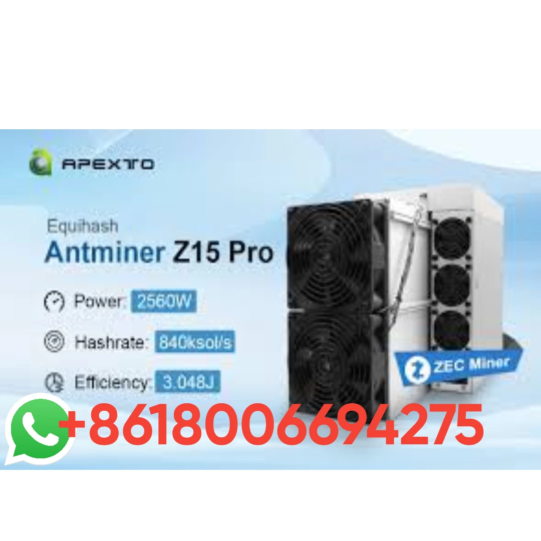 

B. SPECIAL BITMAIN Antminer Z15 Pro 860 kSol/s 2847W Zcash Miner