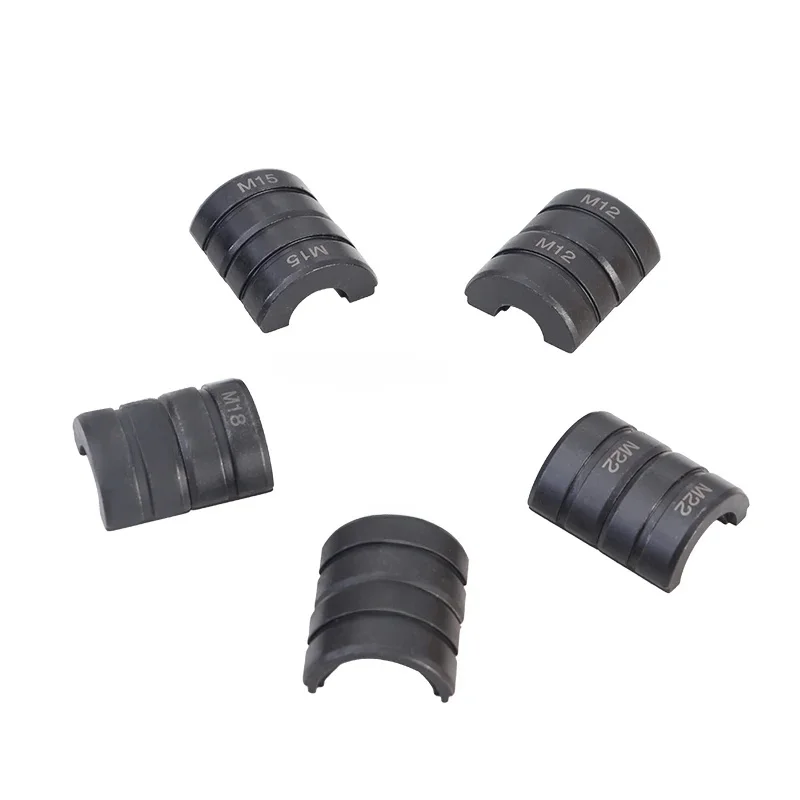 Matrice de sertissage de tuyaux en acier inoxydable de type M, matrice de sertissage CW-1632, Kit de mâchoire hydraulique 12.15.18.22.28mm