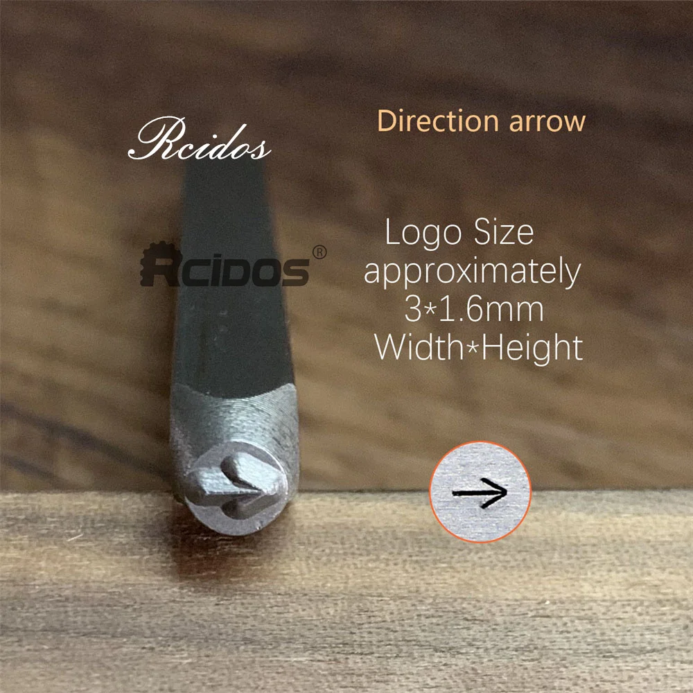 RCIDOS Arrow/  hand with love Metal Jewelry Design impress Stamps,DIY Bracelet/jewelry symbols steel stamp letters