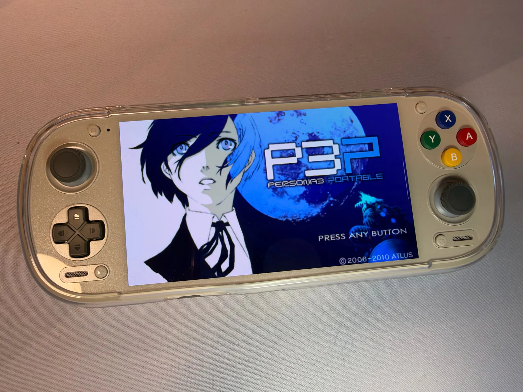 Customer photo for Pocket Cinema AMOLED Gaming Handheld – Retroid Pocket 6 — Gearfinch