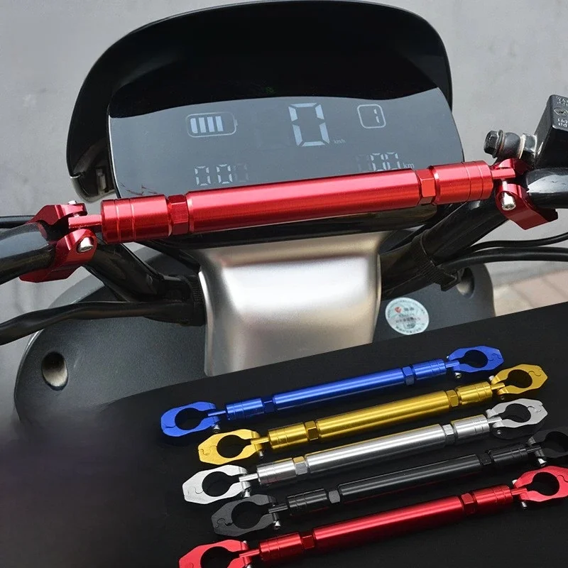 22mm kierownica motocykla uchwyt regulowany wspornik równowagi poprzeczki wzmocnienie kierownicy wymiana pręta rozszerzenie — 2