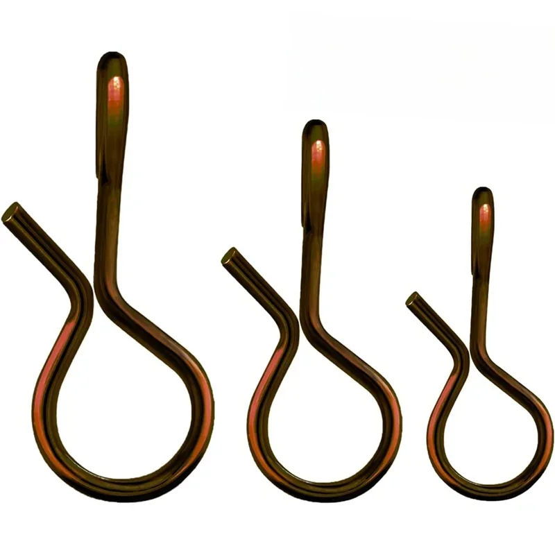 Eupheng 50pcs pêche à la mouche Snap changement rapide en acier inoxydable mouche sans noeud Snap connecteur outils de liaison accessoires