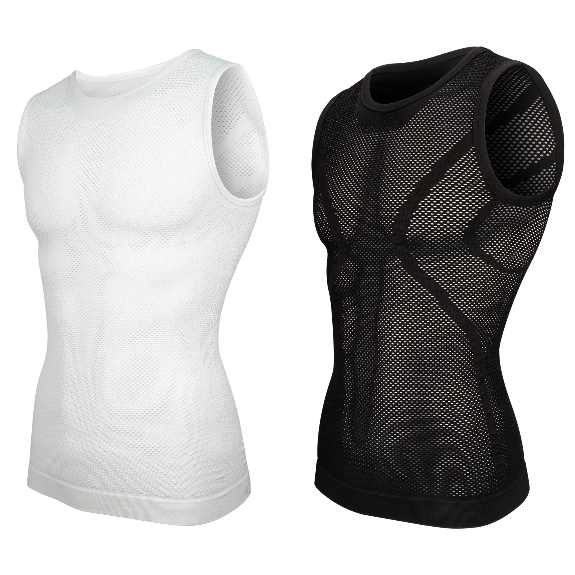 AliExpress DAREVIE Cycling Base Layer Seamless Fishnet Shirt Sweat Absorb Cycling Underwear Breathable Sleeveless Mesh Base Layer Men Women