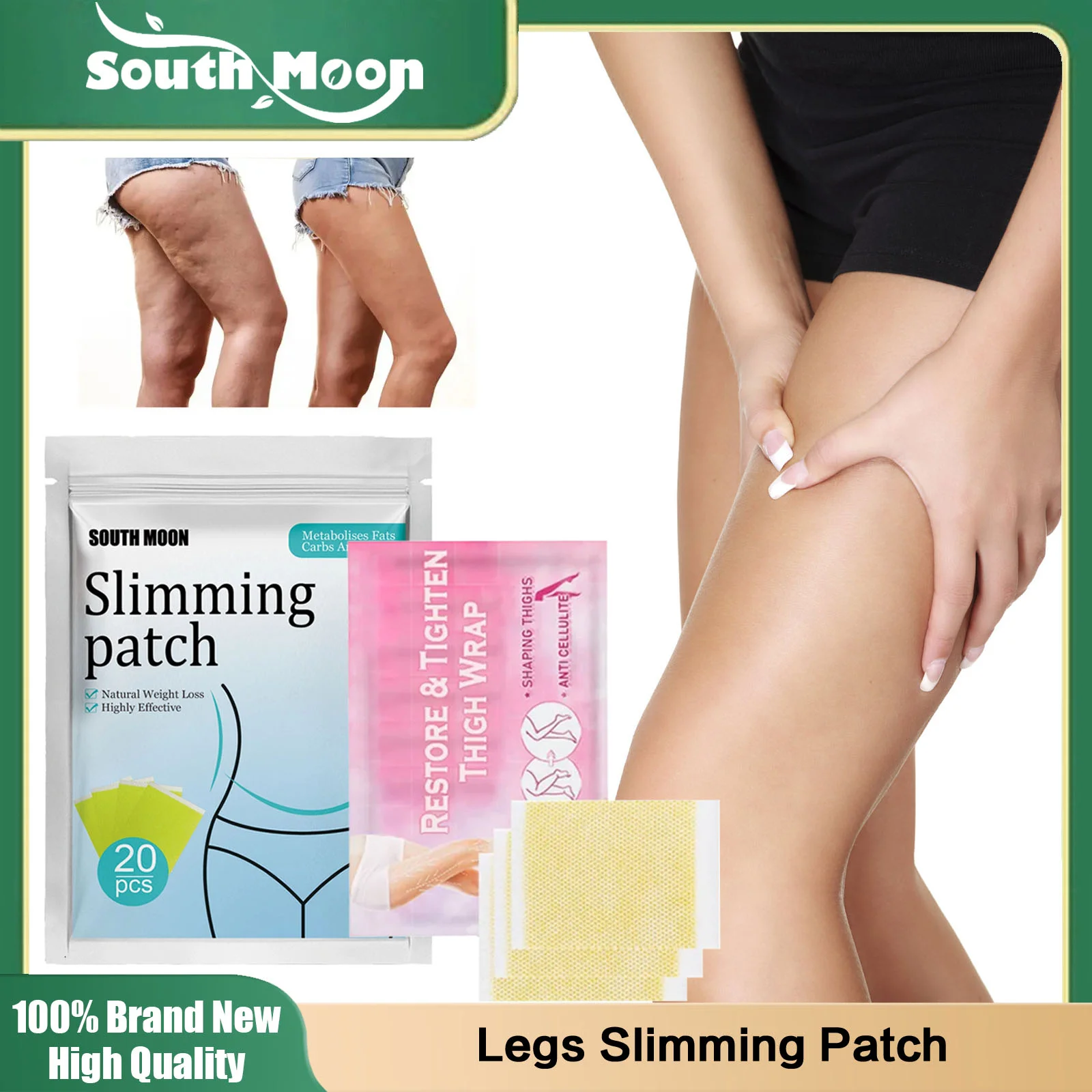 

Leg Slimming Patches Thighs Lifting Firming Anti Cellulite Removal Weight Loss Fast Burning Fat Products Body Shaping Stickers