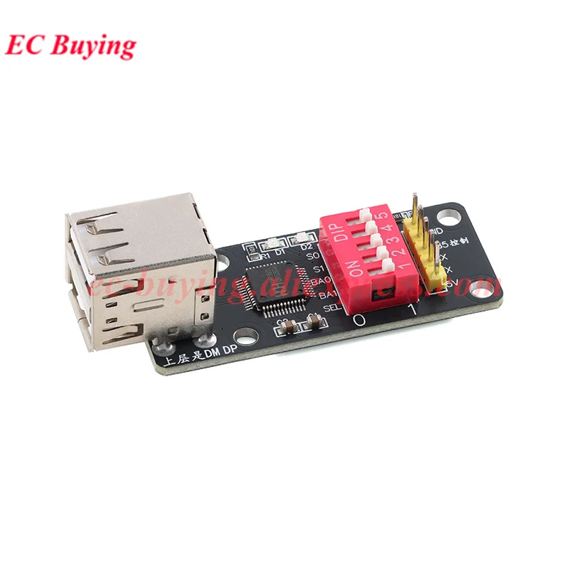 Moduł konwertera CH9350 HID na UART – USB Klawiatura/Mysz i Skaner Kodów Kreskowych na Adapter Portu Szeregowego KVM Extension S — zdjęcie produktu 3