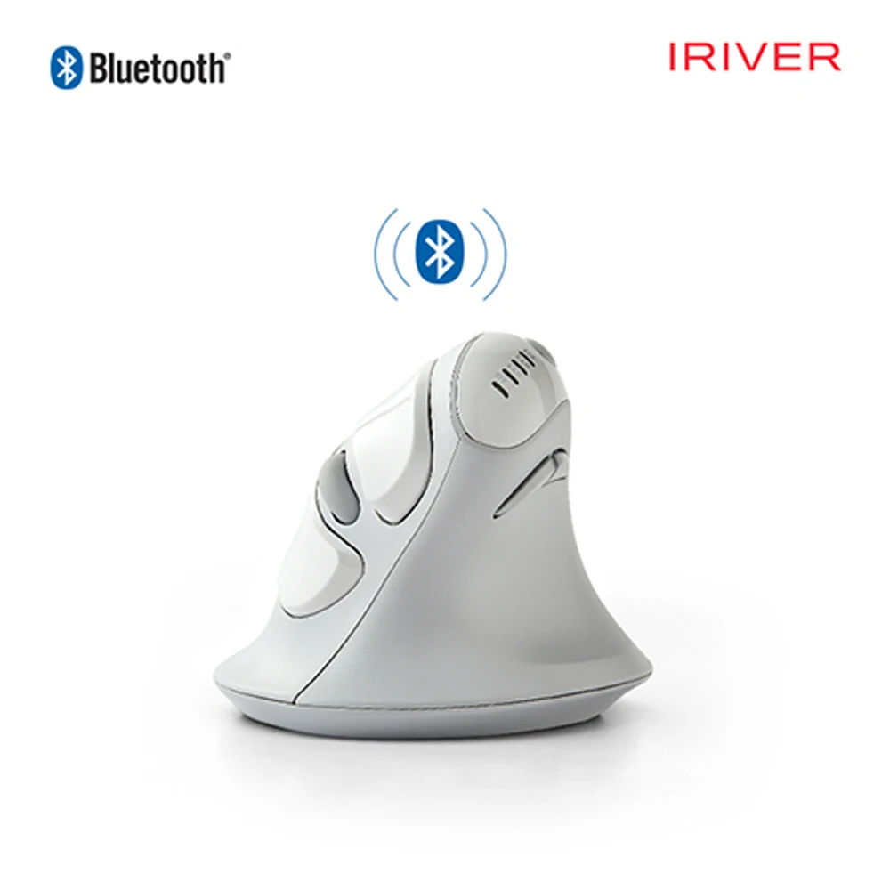 IRiver EQwear-EV3 with Bluetooth with human engineering and noise-free wireless vertical mouse