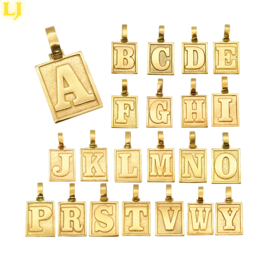 Customizable Letter Pendant Ancient Coin A-Z-Personalized Pendants Male and Female ALL LETTERS Eternal Color