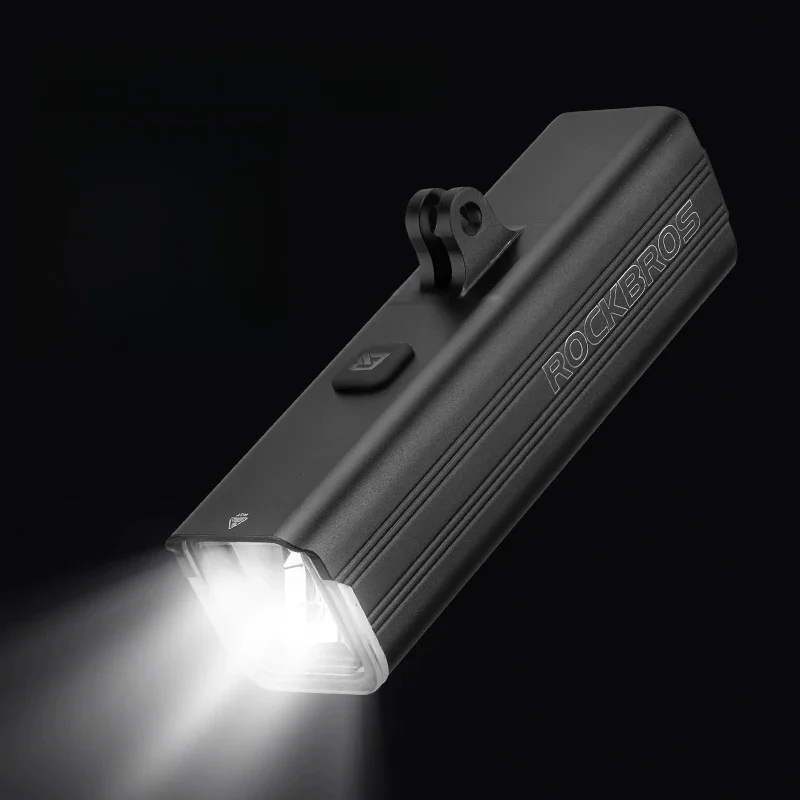 AliExpress ROCKBROS Bicycle Light 1500LM Aluminum Alloy Type-C Charging Smart Bike Front Lights Hanging Version LED Lamp Cycling Headlights