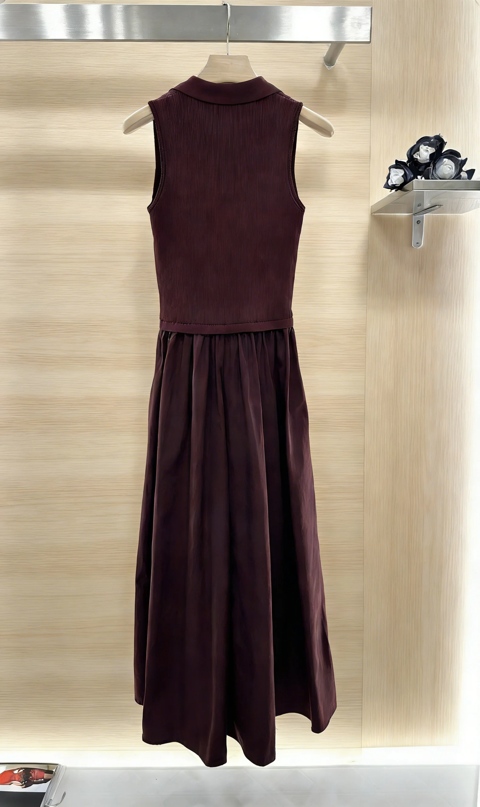 

Women Sleeveless Dress Stylish Comfortable Versatile Sleeveless Long Dress