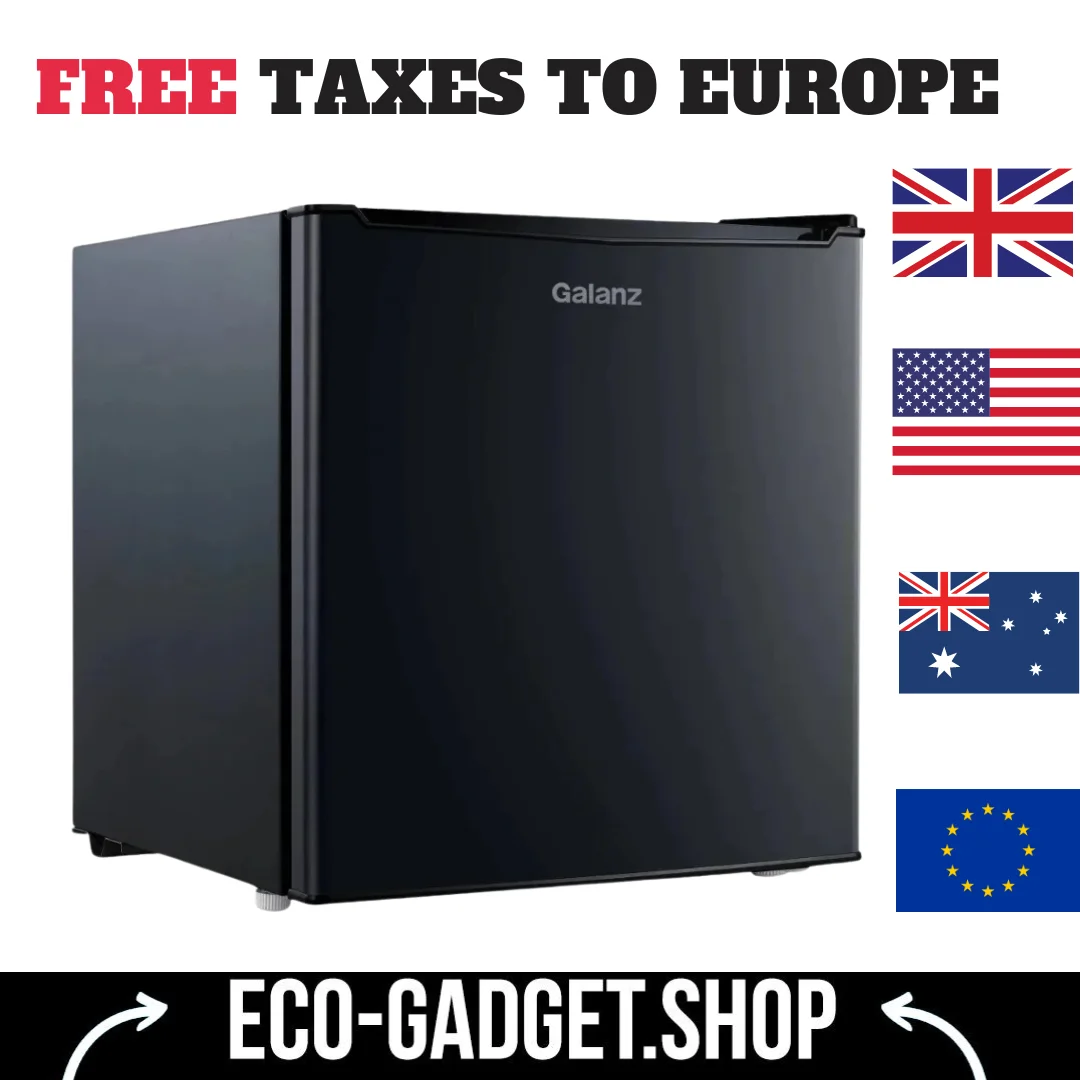 2023 New Galanz 1.7 Cu Ft Single Door Mini Fridge, Black