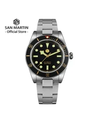 San Martin nowy 40mm BB58 Retro luksusowy zegarek dla nurka NH35 automatyczne zegarki mechaniczne dla mężczyzn szafirowe Luminous 20Bar Reloj SN0008