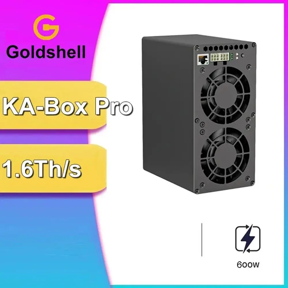 

КУПИТЕ 3, ПОЛУЧИТЕ 2 БЕСПЛАТНО Goldshell KA BOX PRO 1,6T 600 Вт Kaspa Miner KAS Mining Machine Совершенно новый