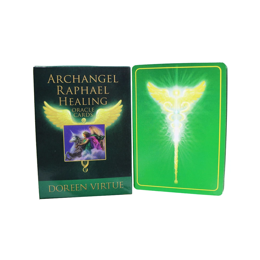 Archangel Raphael Healing Oracle Cards Tarot Cards for Beginners Oracle Deck with Meanings on Them Divination Fate  Board Games