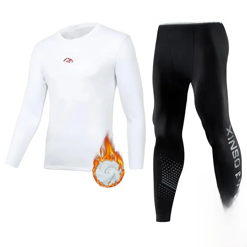 AliExpress MIEYCO 2-piece Winter Cycling Base Layer warm corset Ski warm suit Corset jacket，trousers Men's fitness pants shirt Warm Bike Underwear