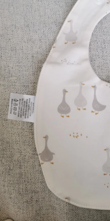 INSULAR 3 Layers Baby Bibs Burp Cloths Bibs Soft Cotton Adjustable Bib U Shape Newborn Feeding Bibs Infants Saliva Towe Rice bag photo review