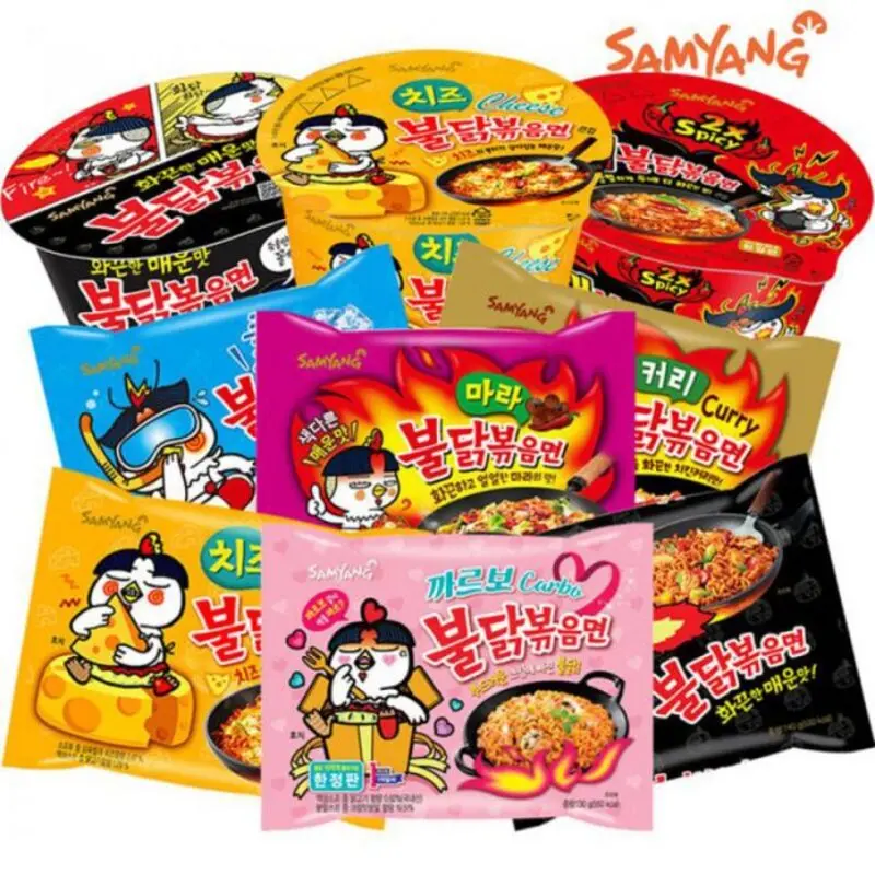 Buldak ramen noodles hot sale