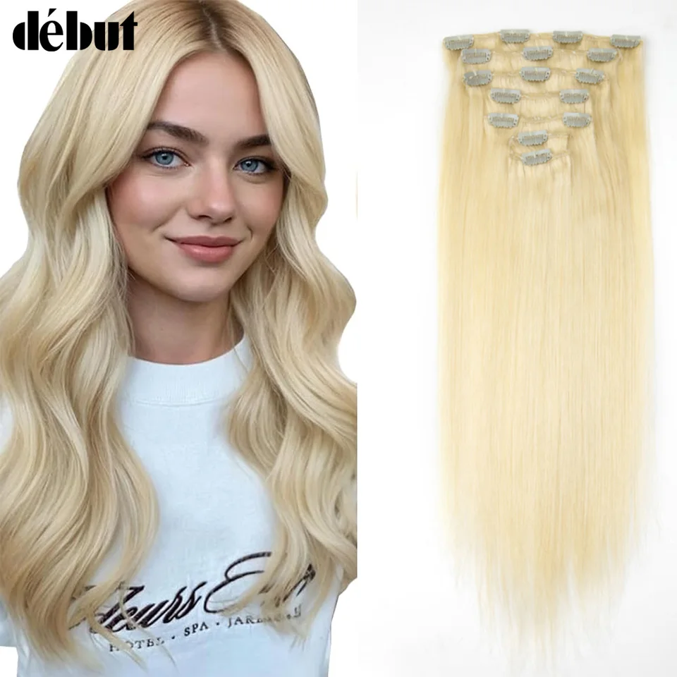 debut-blonde-613-p27-613-p6-613-p8-613-straight-clip-in-hair-extensions-human-hair-7-piece-set-in-human-hair-extensions-head