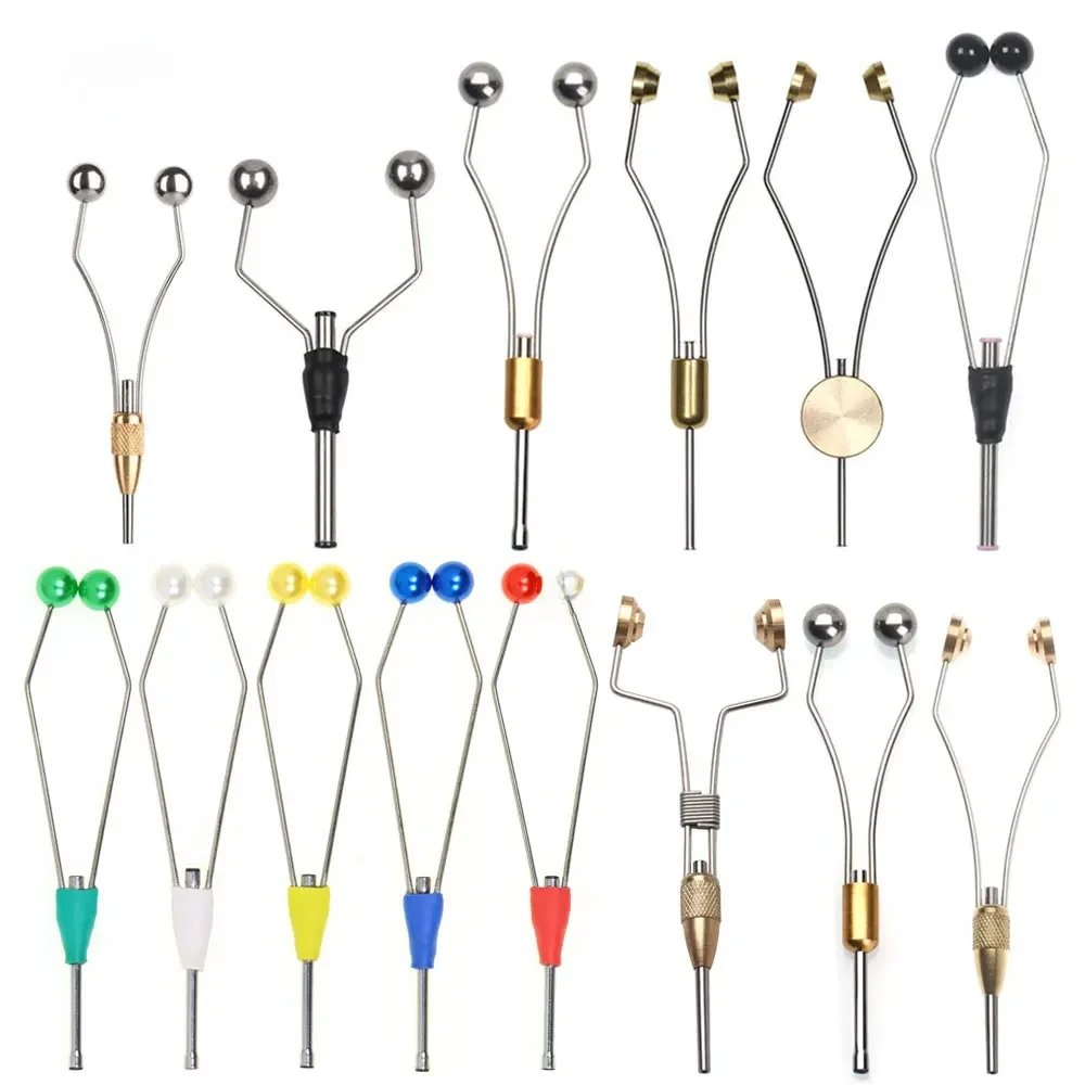Bimoo – porte-bobine pour attacher des mouches, en alliage d'acier et pointe bimïcéramique, Standard et petit fil, outil de fabrication de leurres à mouche sèche et humide
