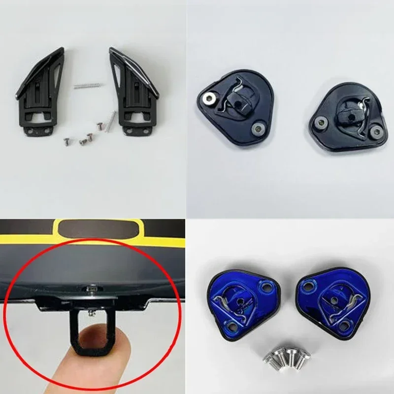 Mécanisme De Base De visière De casque, verrouillage Visera pour AGV PISTA GPR, PISTA GPRR, CORSA R Viseira Capacete De Moto, accessoires pièces