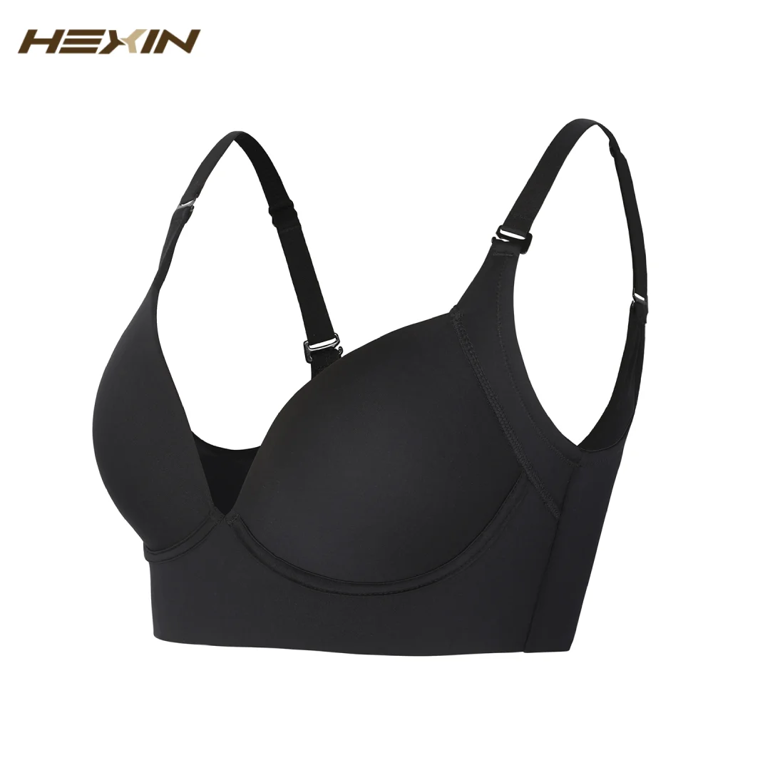 

Women Plus Size Deep Cup Bra Hide Back Fat Full Back Coverage Underwire Bra Shaper Comfort Bra Push up underbust Shapewear