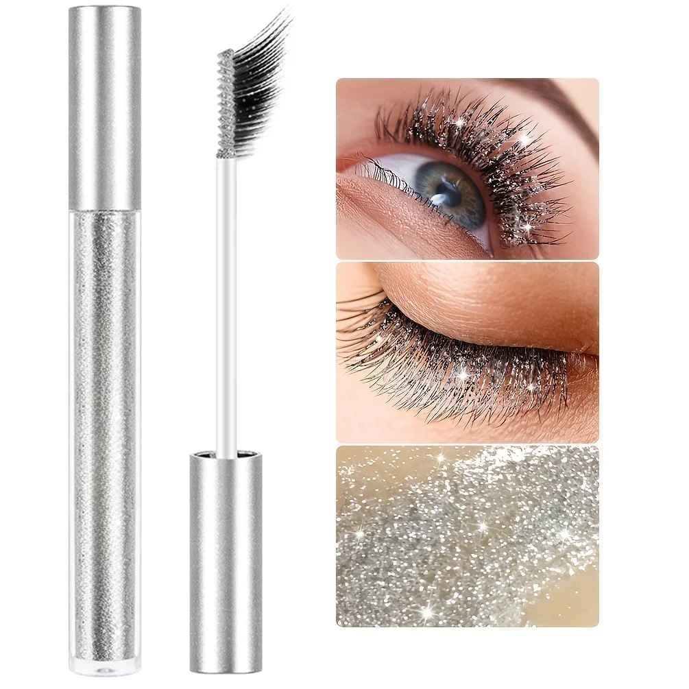 Rímel diamante brilhante lantejoulas glitter à prova d'água 5ml