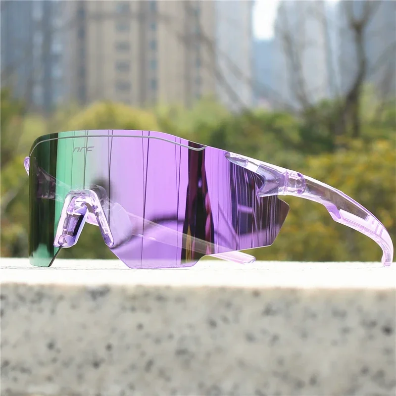 NRC Herren-Radsportbrille, UV400, TR90, Sportbrille für Fahrrad, MTB, Mountainbike, Angeln, Wandern, Reiten, für Damen und Herren