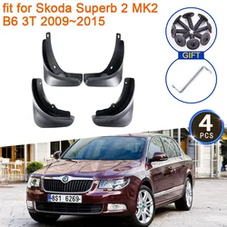 4x для Skoda Superb 2 MK2 B6 3T 2009 2010 2011 2012 2013 2014 2015 брызговики брызговик переднее заднее колесо аксессуары для крыла