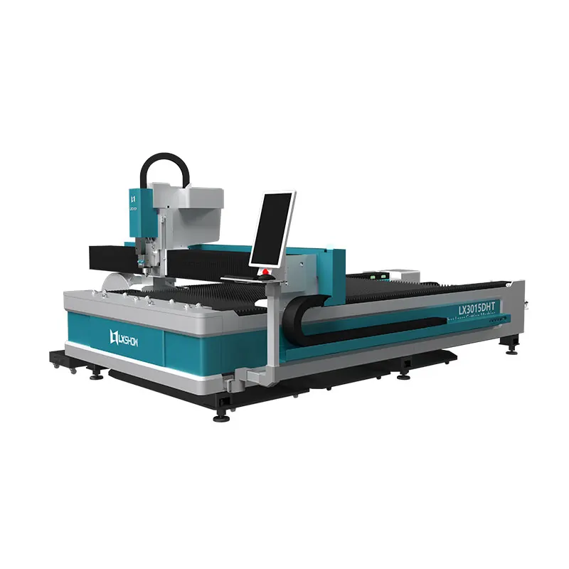 Fiber Laser Cutting Machine 3015DHT Manufacturer CNC Laser For Metal Plate And Tube Dual Use machine