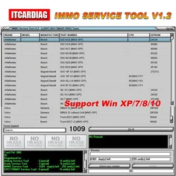 EDC IMMO Service Tool V1.2 Car Repair Software, Pin Code Reader, Fora do calendário, BSI, VDO, Audi, BMW, Fiat, Mais novo, 2017