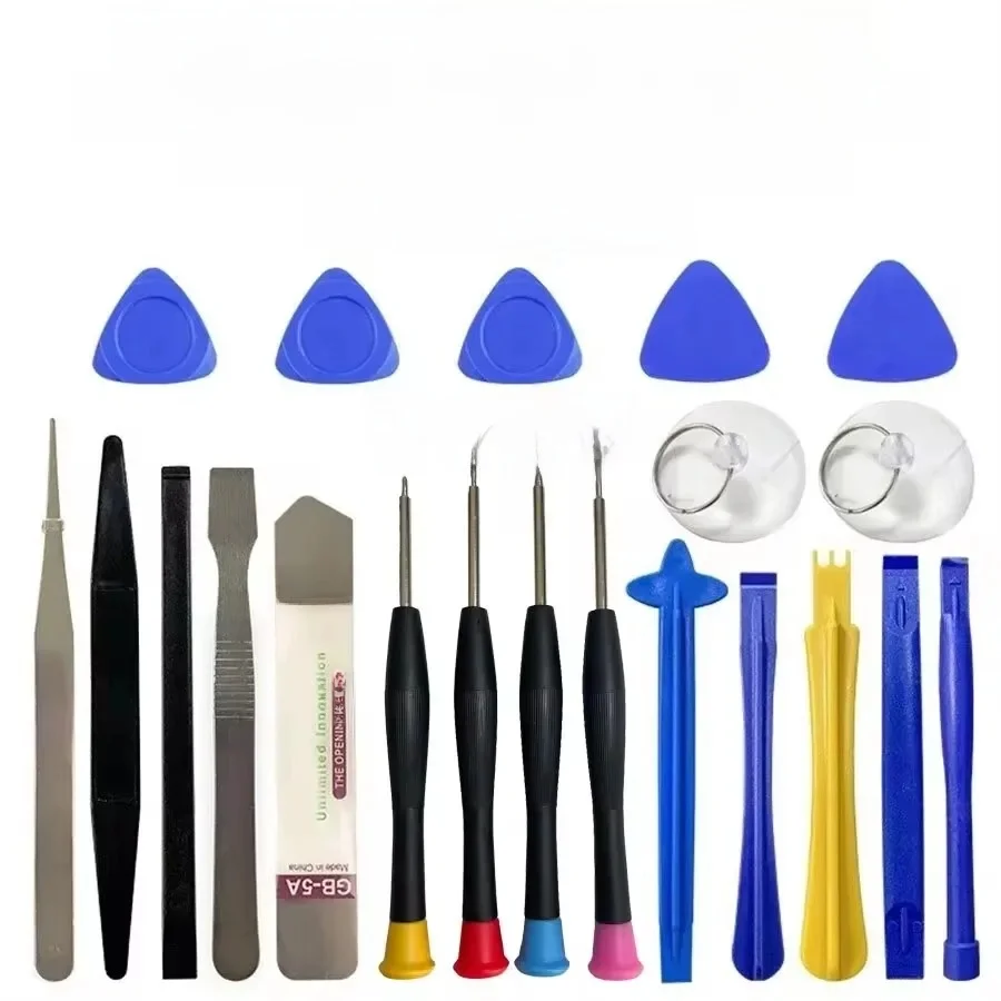 Kit d'outils de réparation de téléphone portable 21 en 1, pour Apple Android Samsung, tournevis combiné antidérapant, Kit de démontage multifonction